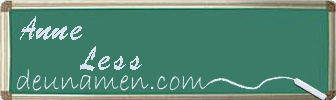 Anne Less Visitenkarte